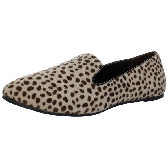 BootsiTootsi Shoes - BootsiTootsi Shimmer Leopard Print‎ Smoking Loafer Sz 7